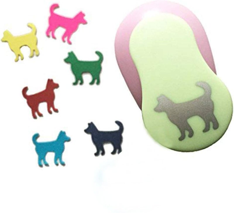 Carykon 1 inch Clever Lever Craft Punch - Paper Cutting Shape (Dog) - Image 1